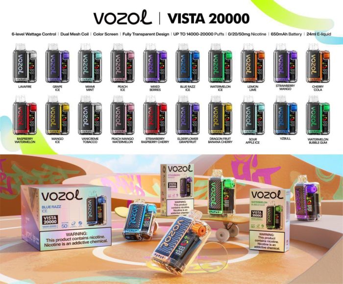 Vozol Vista 20000 Puffs Disposable Vape in Dubai Abu Dhabi UAE - Image 12