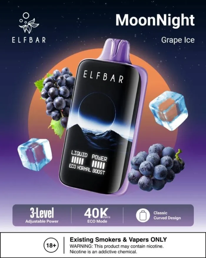 ELF BAR Moon Night 40000 Puffs Disposable Vape in Dubai UAE - Image 3
