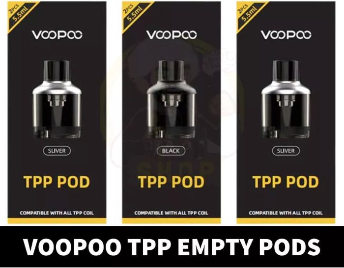 VOOPOO TPP Empty Pods 5.5ml Replacement Pods