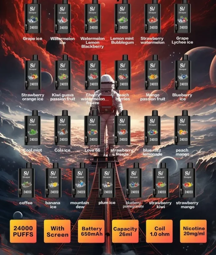 Silvaper 24000 Puffs Disposable Vape In Dubai UAE - Image 2