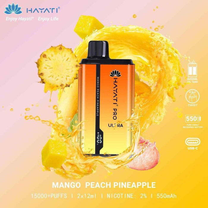 Hayati Pro Ultra 15000 Puffs Disposable Vape In Dubai UAE - Image 2