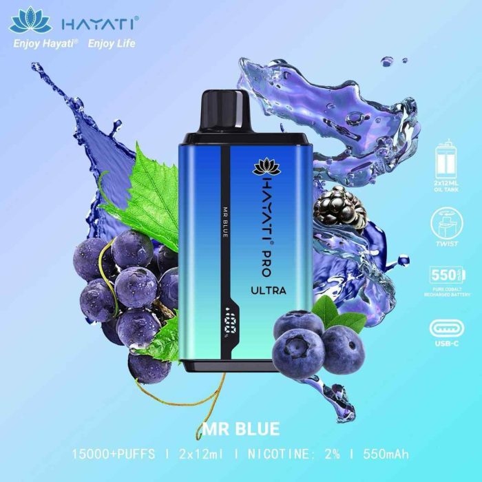 Hayati Pro Ultra 15000 Puffs Disposable Vape In Dubai UAE - Image 3
