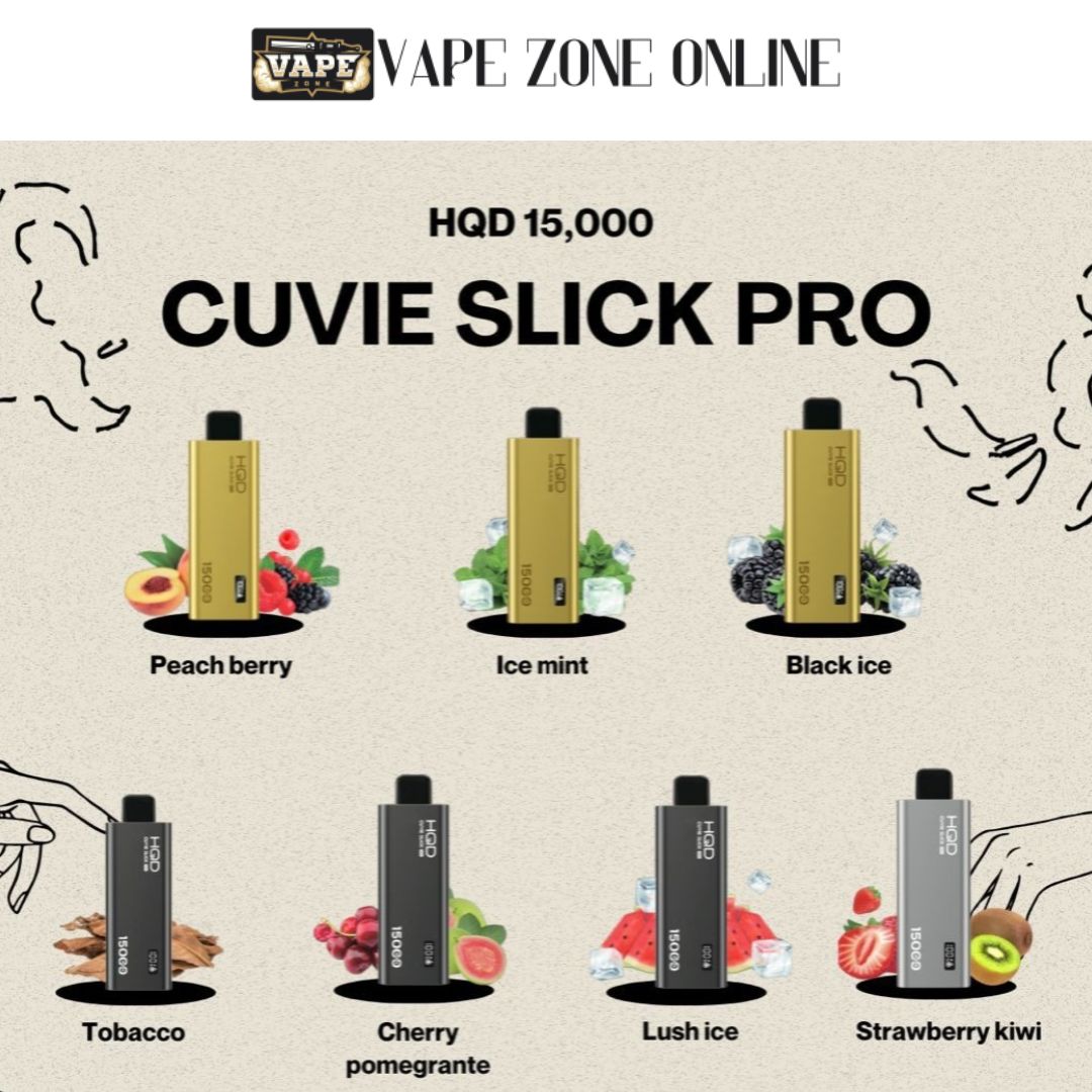 HQD Cuvie Slick Pro 15000 Puffs